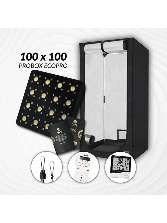 KIT INDOOR PROFESIONAL APOLLO MEDIO 100X100X200 - 480W 1