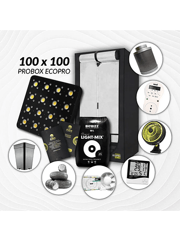 KIT INDOOR PROFESIONAL APOLLO COMPLETO 100X100X200 - 480W 1