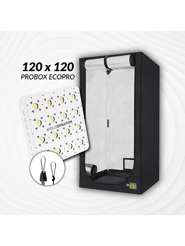 KIT INDOOR APOLLO EVOLUTION INICIAL 120X120X200 - 480W 1