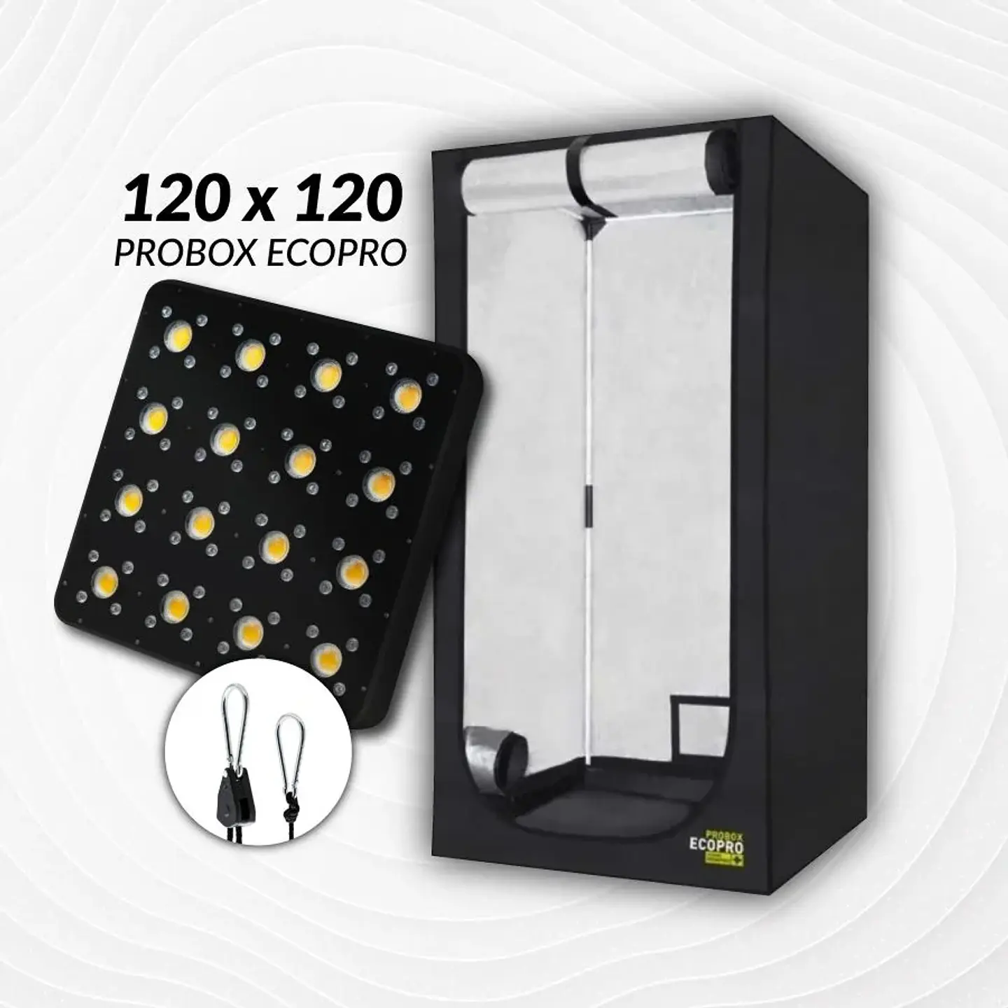 Kit Indoor Profesional Apollo Inicial 120X120X200 - 480W 1