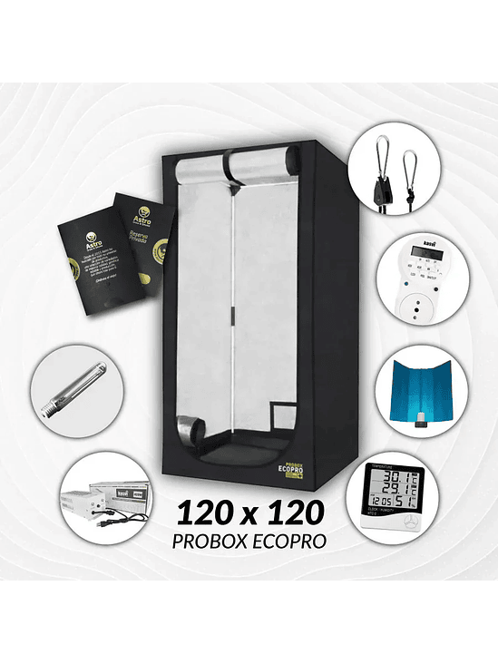 KIT INDOOR SODIO KASVI MEDIO 120X120X200 - 600W 1