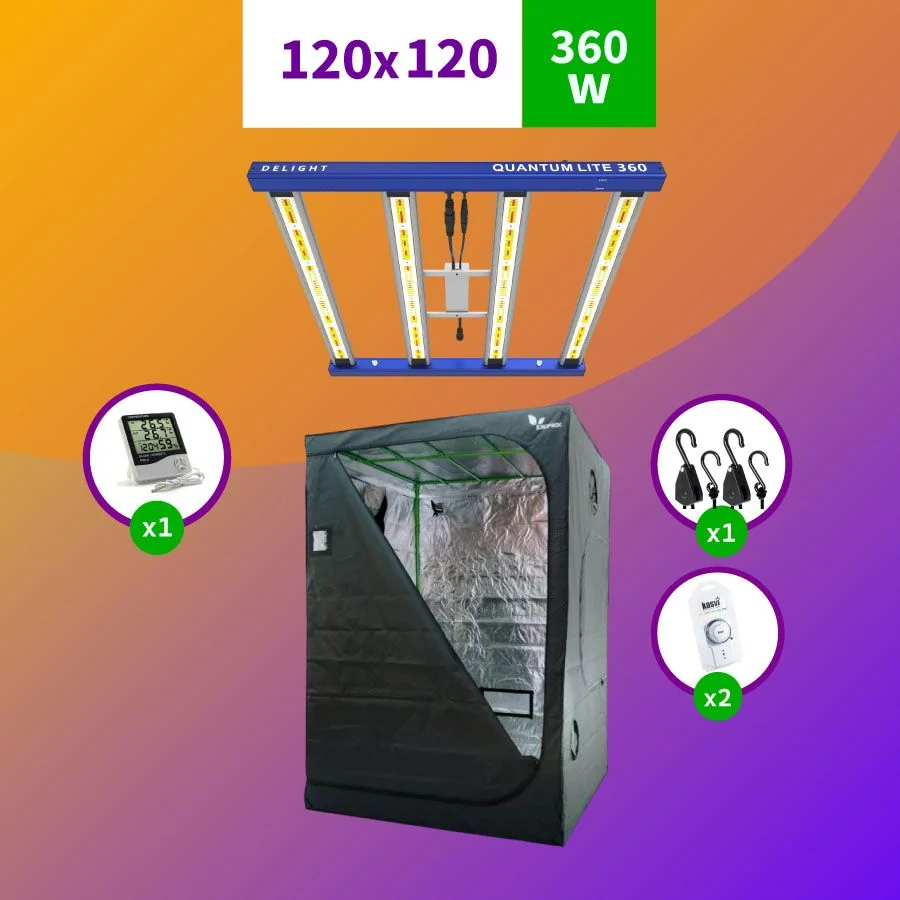 Kit Indoor  Apollo Evolution Medio 120X120X200 - 480W 1