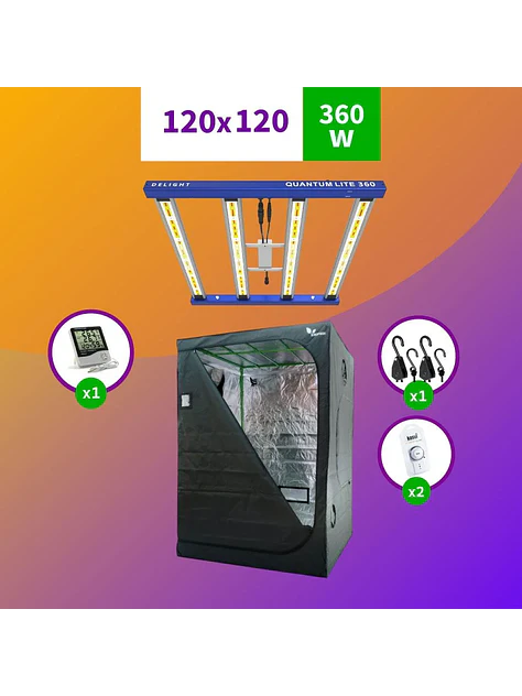 Kit Indoor  Apollo Evolution Medio 120X120X200 - 480W 1