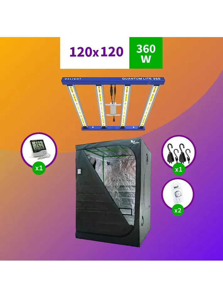Kit Indoor  Apollo Evolution Medio 120X120X200 - 480W 1