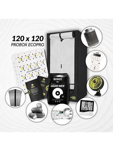 KIT INDOOR APOLLO EVOLUTION COMPLETO 120X120X200 - 480W 1
