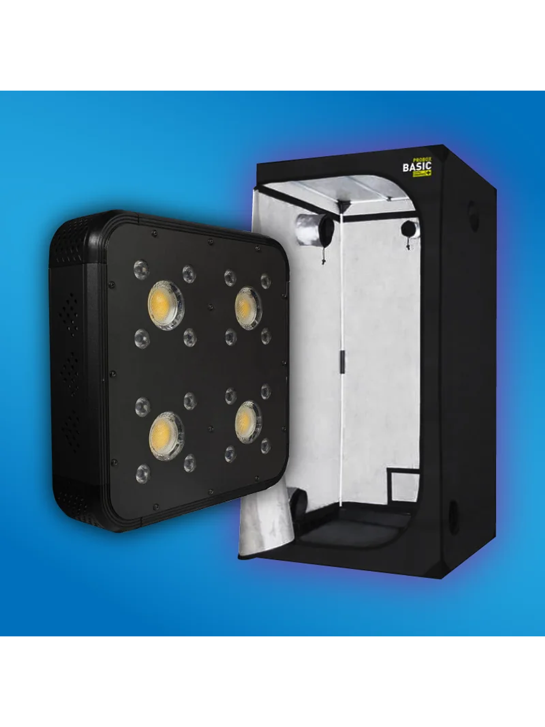 Kit Indoor Profesional Apollo Inicial  60X60X160 - 150W 1