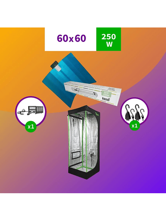 KIT INDOOR SODIO INICIAL 60X60X160 250W 1