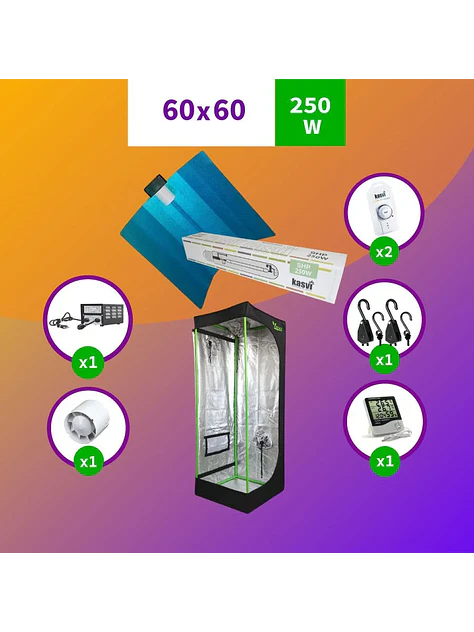 Kit Indoor Sodio Medio 60X60X160 250W 1