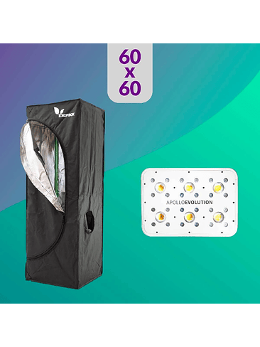 PACK LED INDOOR 60X60 APOLLO EVOLUTION 6 - 180W 1