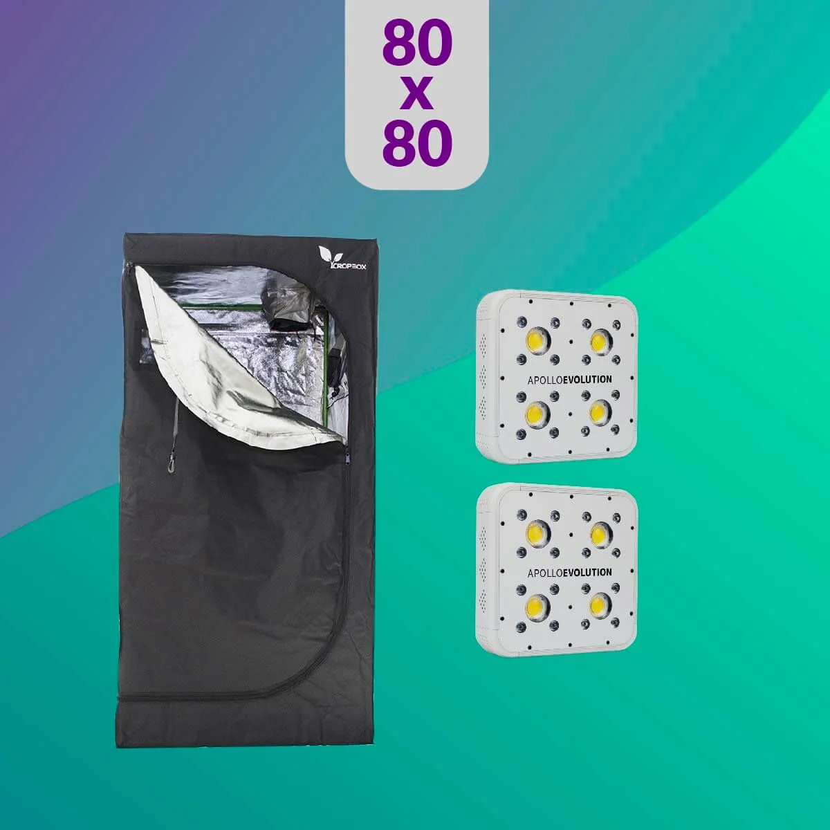 Pack Led Indoor 80X80 Duo  Apollo Evolution 4 1