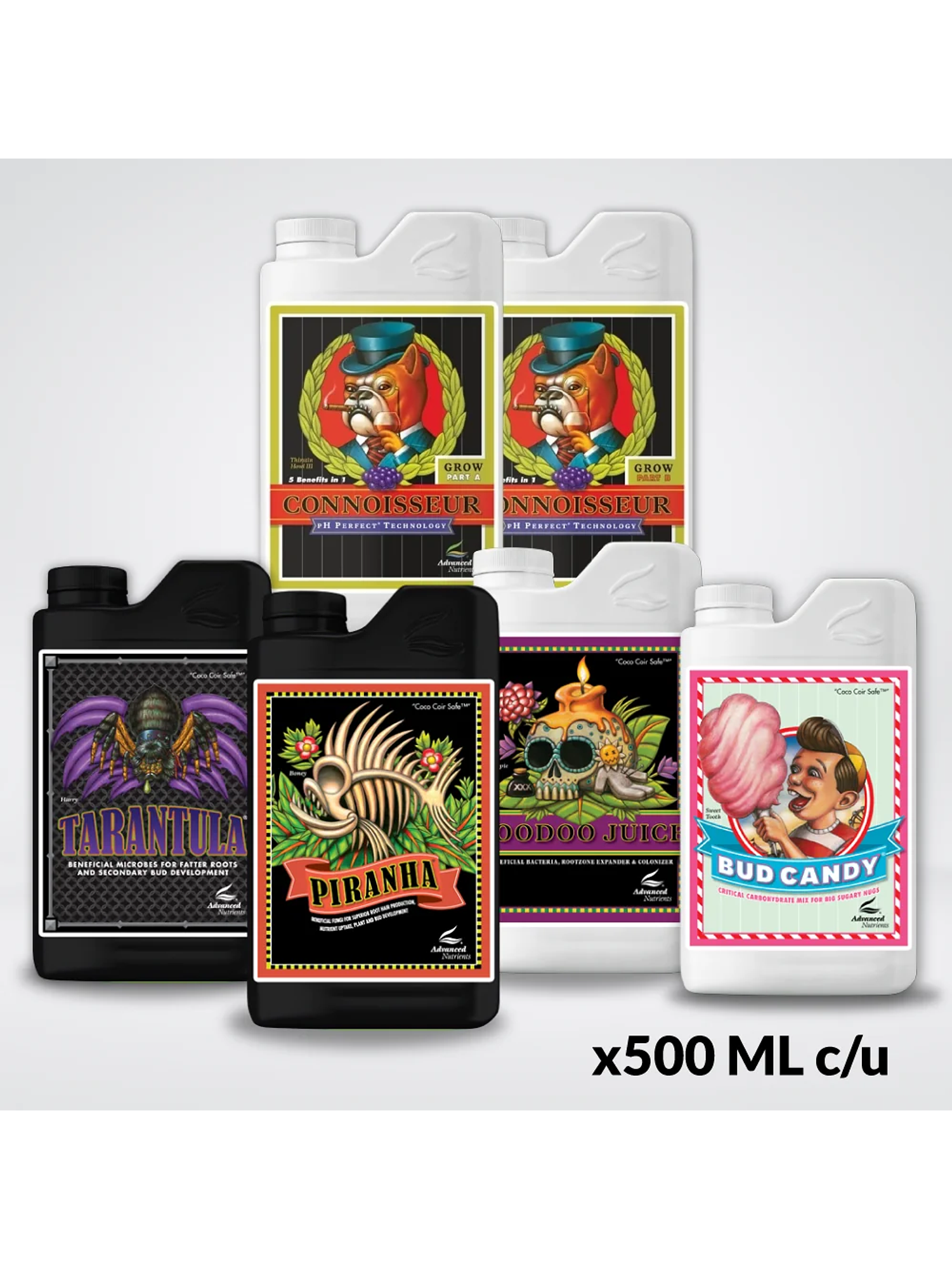 * Pack Azucares Y Alimentos Cultivo Advanced Nutrients 500Ml 1