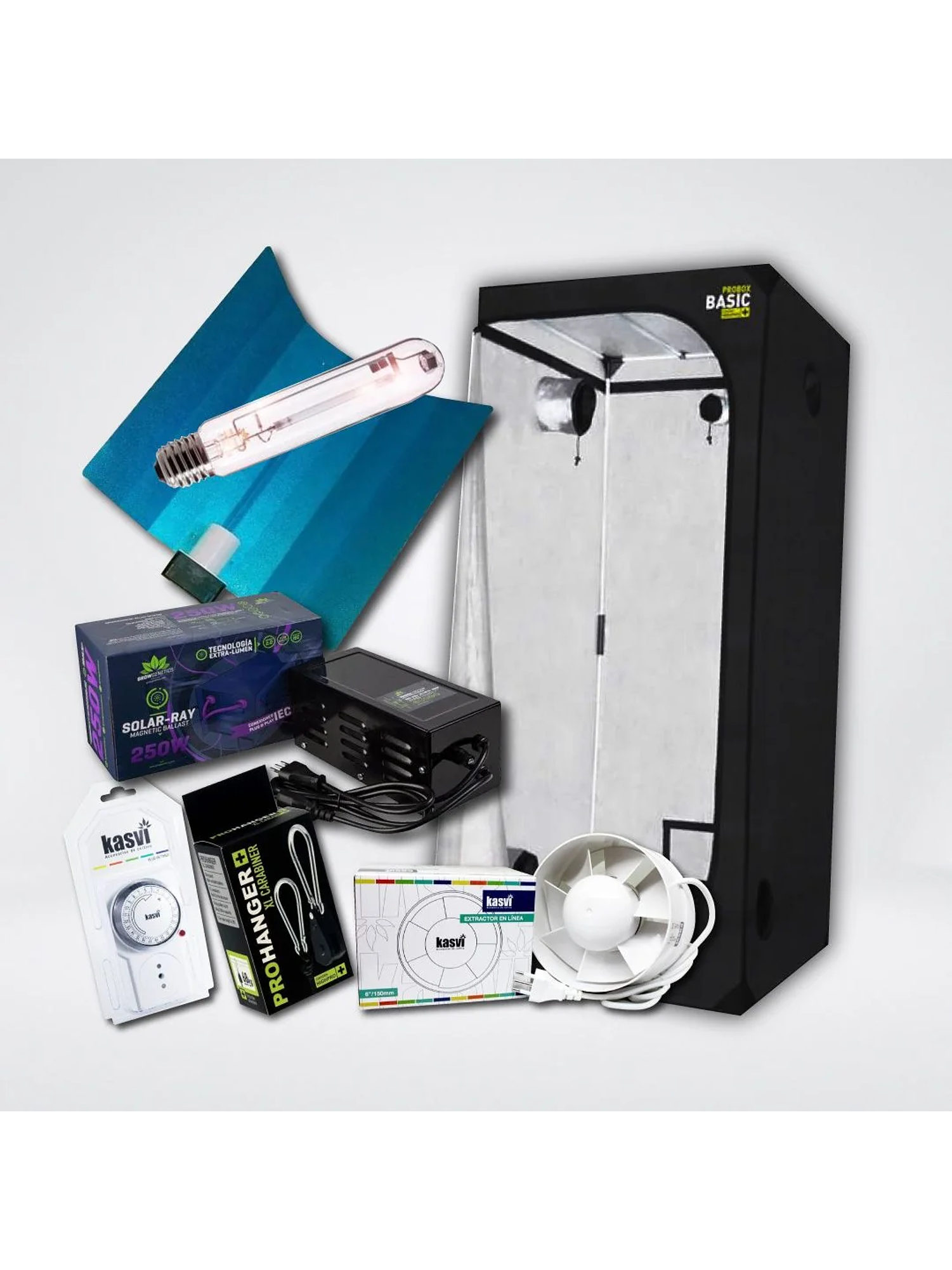 Kit Básico Probox Indoor Sodio 80X80X160 250W 1