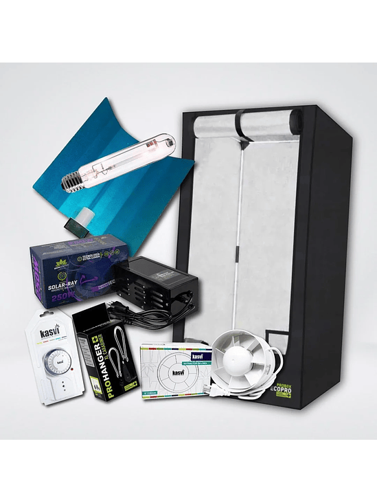 KIT BÁSICO INDOOR SODIO 80X80X160 250W 1