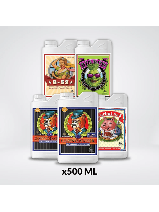 * PACK FLORA BASE III CULTIVO ADVANCED NUTRIENTS 500ML 1