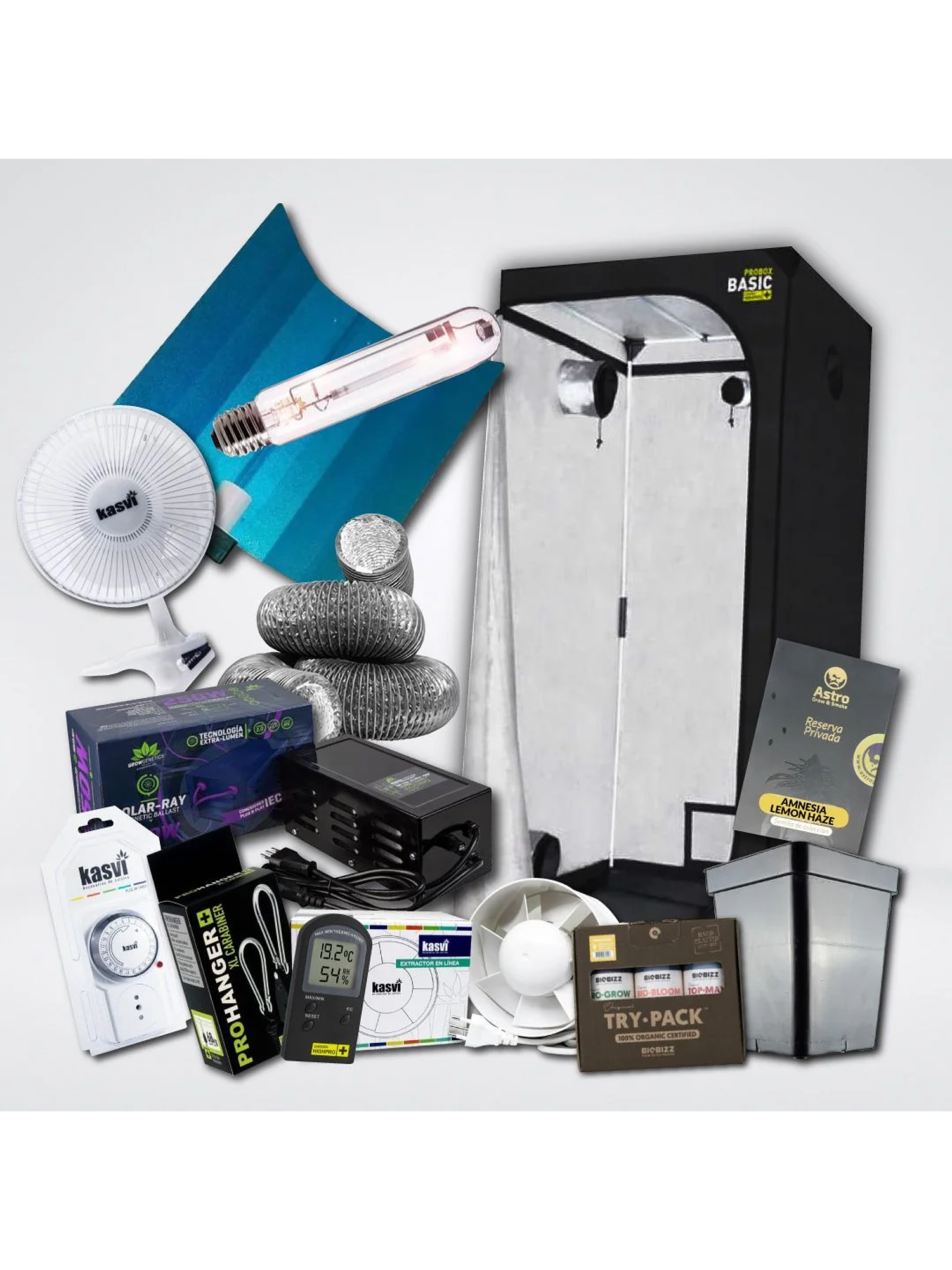 Kit Full Indoor Sodio 80X80X160 250W 1