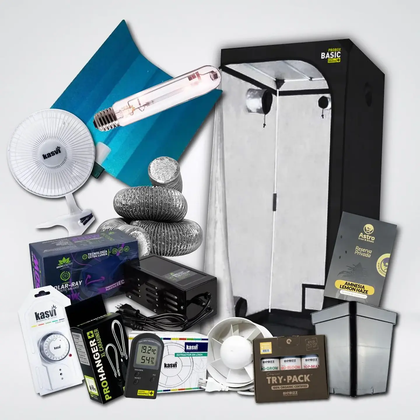 Kit Full Indoor Sodio 80X80X160 250W 1