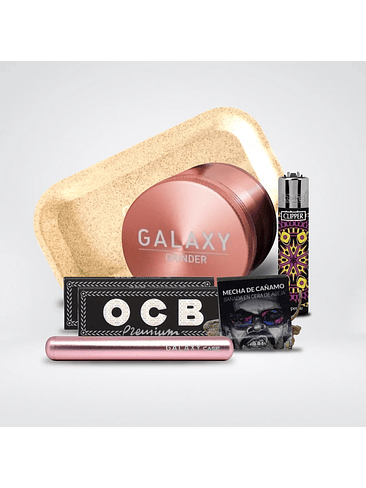 PACK MOLEDOR ALUMINIO CASE ROSE GOLD 63MM- GALAXY 1