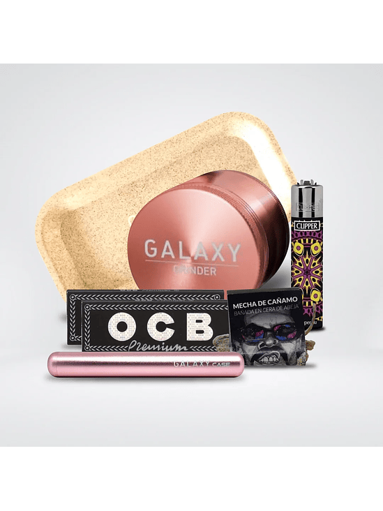 PACK MOLEDOR ALUMINIO CASE ROSE GOLD 63MM- GALAXY 1