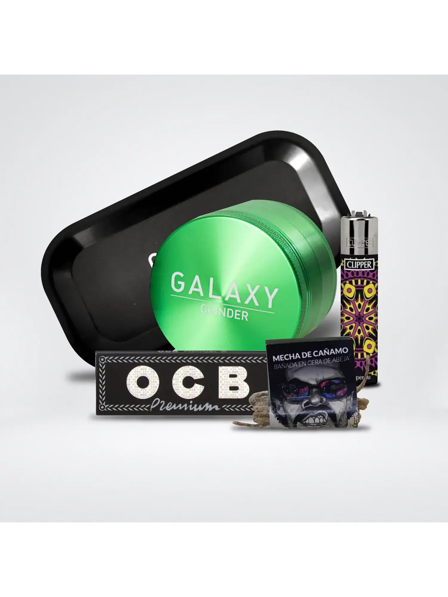 Pack Moledor Aluminio Green 63Mm - Galaxy 1