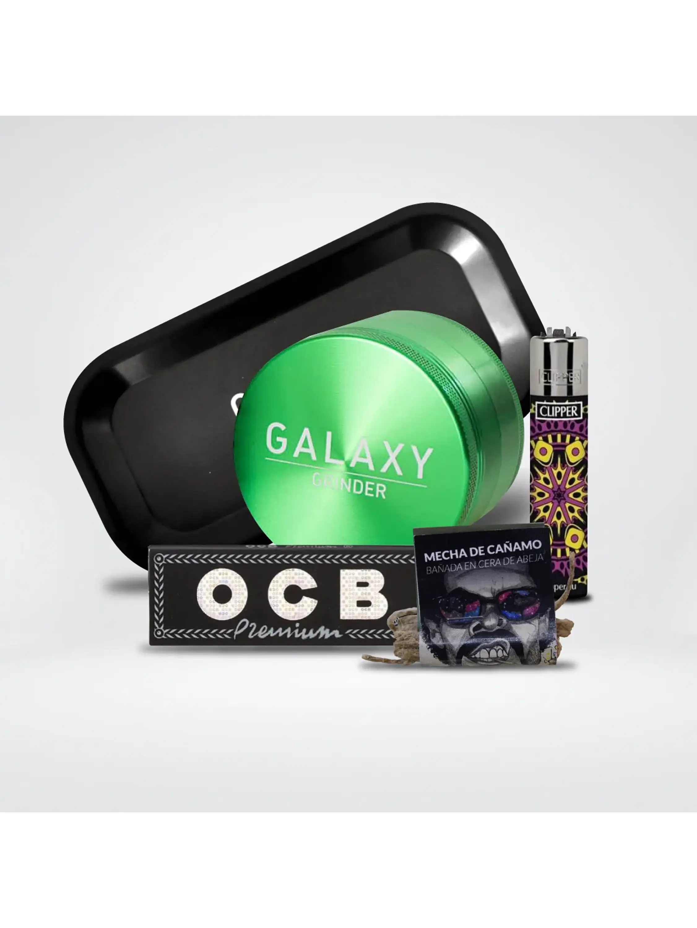 Pack Moledor Aluminio Green 63Mm - Galaxy 1