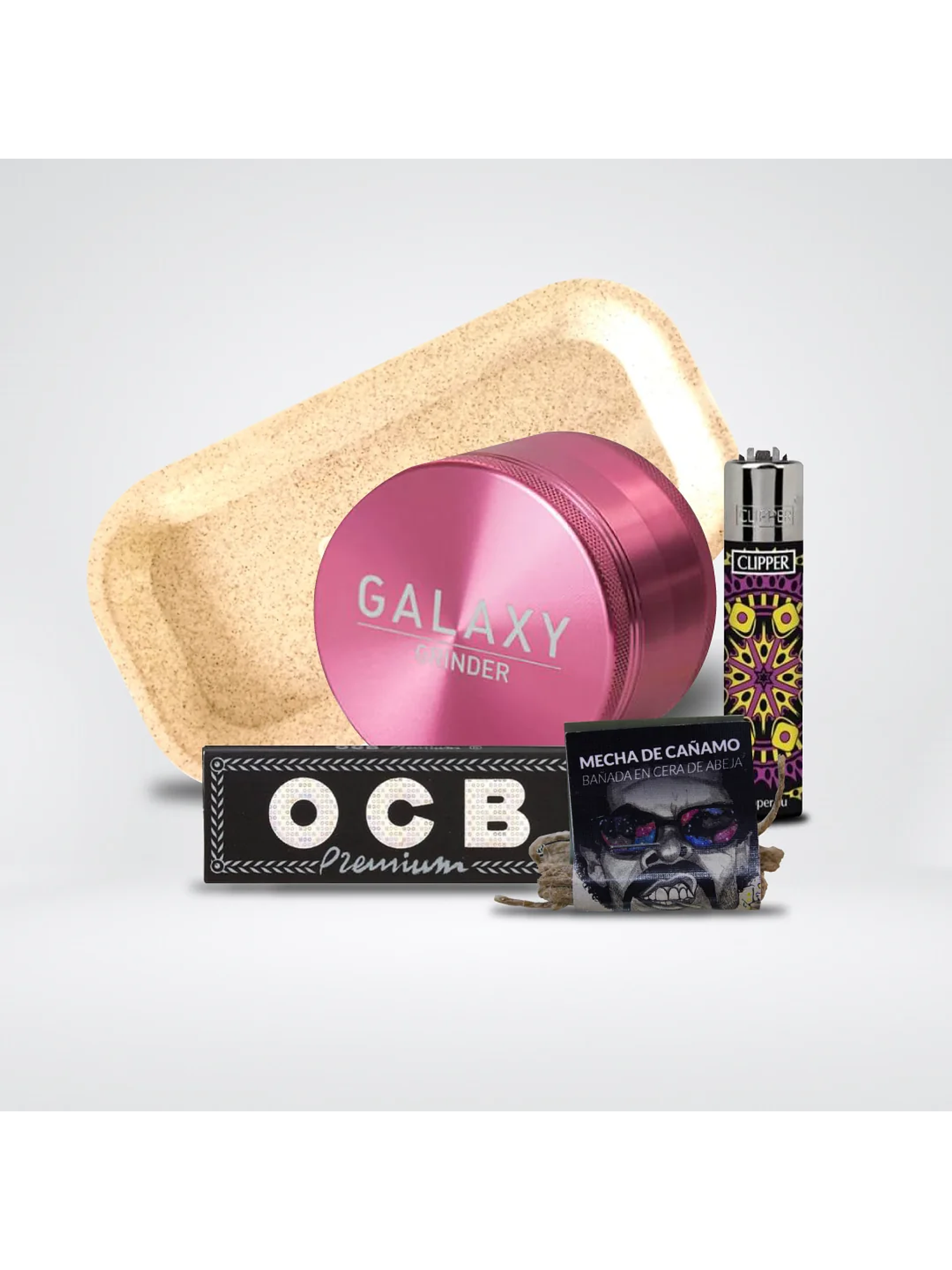 Pack Moledor Aluminio Pink 63Mm - Galaxy 1