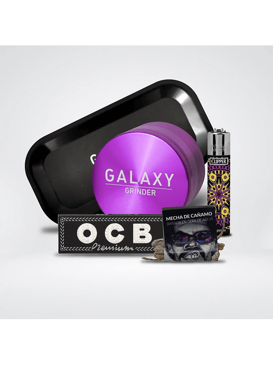 PACK MOLEDOR ALUMINIO PURPLE 63MM - GALAXY 1