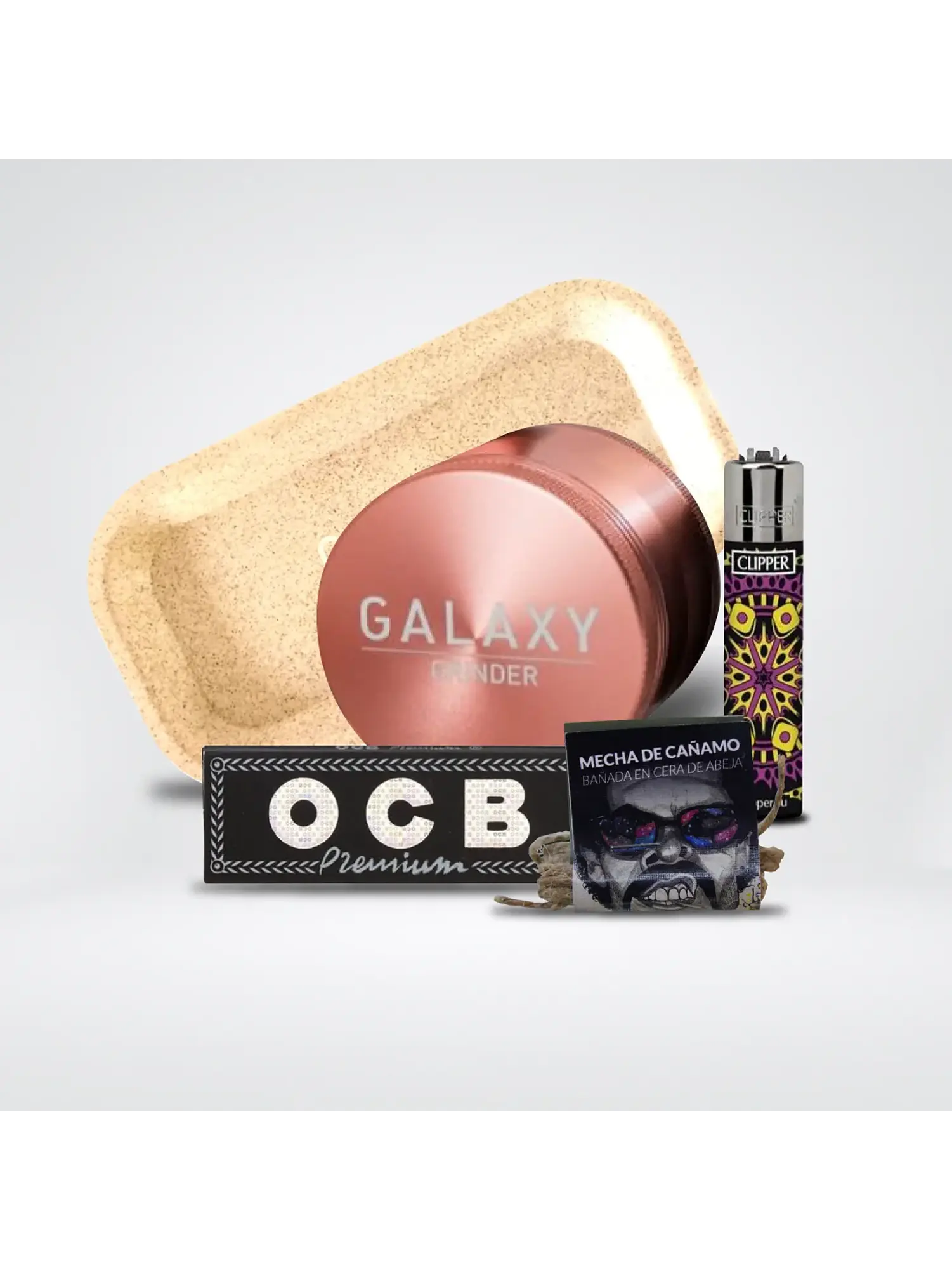 Pack Moledor Aluminio Rose Gold 63Mm - Galaxy 1