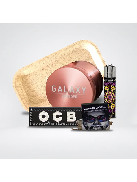 Pack Moledor Aluminio Rose Gold 63Mm - Galaxy 1