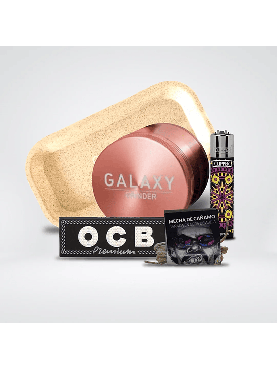 PACK MOLEDOR ALUMINIO ROSE GOLD 63MM - GALAXY 1