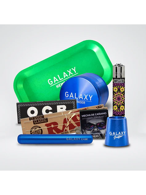 Pack Moledor Aluminio Pro Blue 38Mm - Galaxy 1