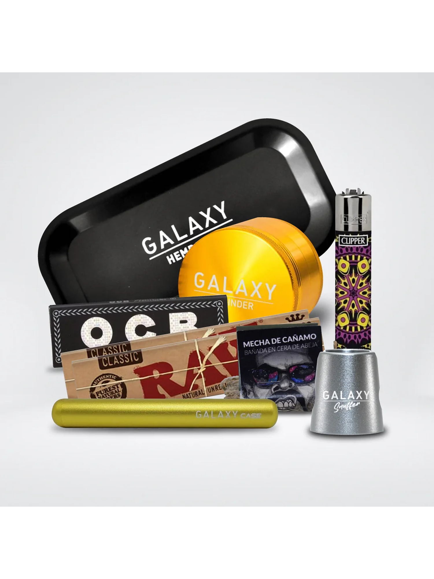 Pack Moledor Aluminio Pro Gold 38Mm - Galaxy 1