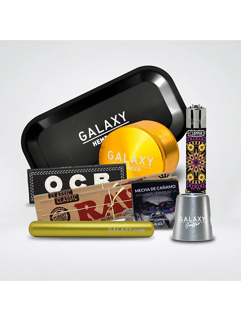 Pack Moledor Aluminio Pro Gold 38Mm - Galaxy 1