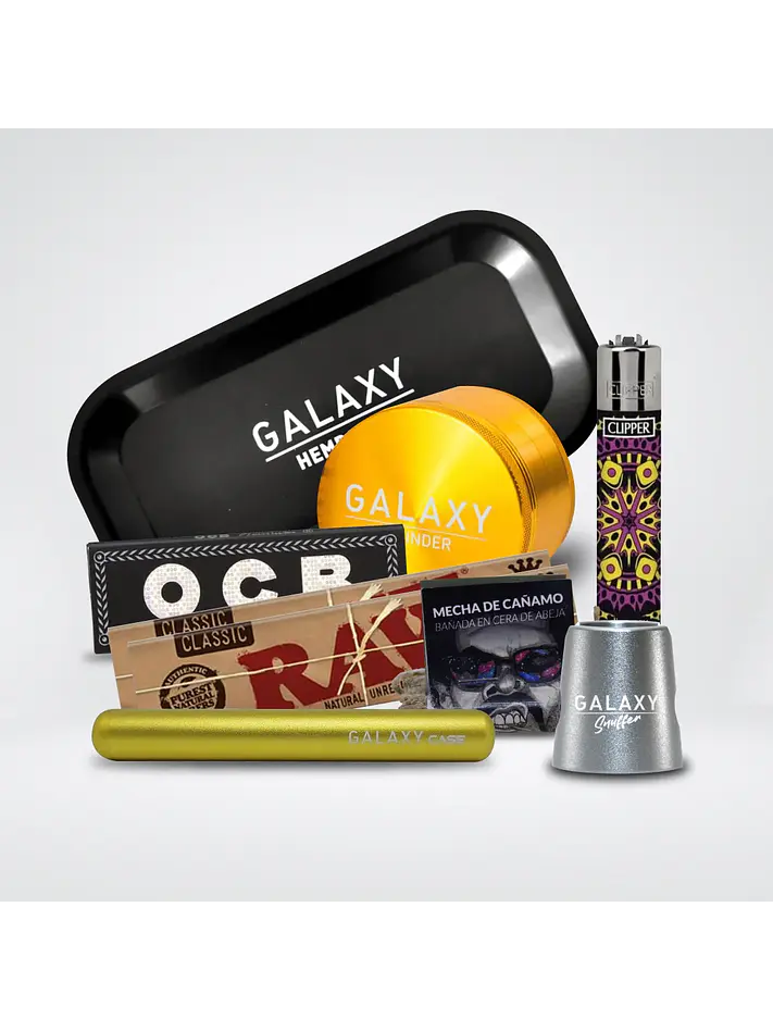Pack Moledor Aluminio Pro Gold 38Mm - Galaxy 1