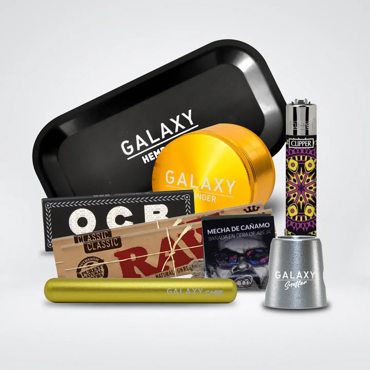 Pack Moledor Aluminio Pro Gold 38Mm - Galaxy 1