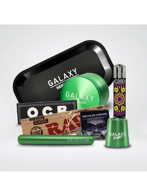 Pack Moledor Aluminio Pro Green 38Mm - Galaxy 1