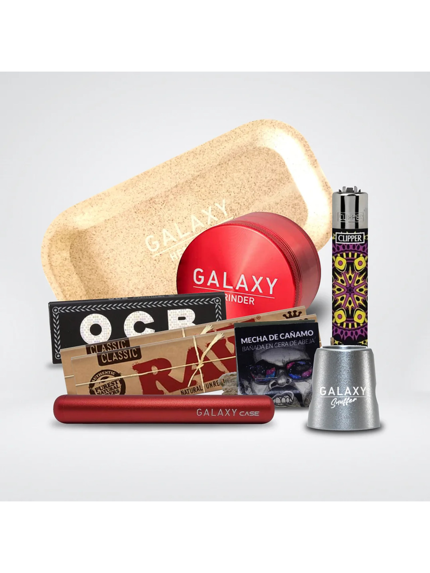 Pack Moledor Aluminio Pro Red 38Mm - Galaxy 1