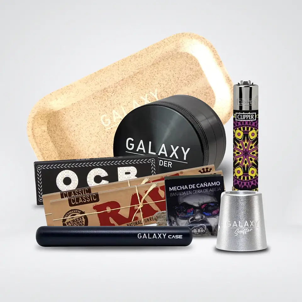Pack Moledor Aluminio Pro Black 55Mm-Galaxy 1