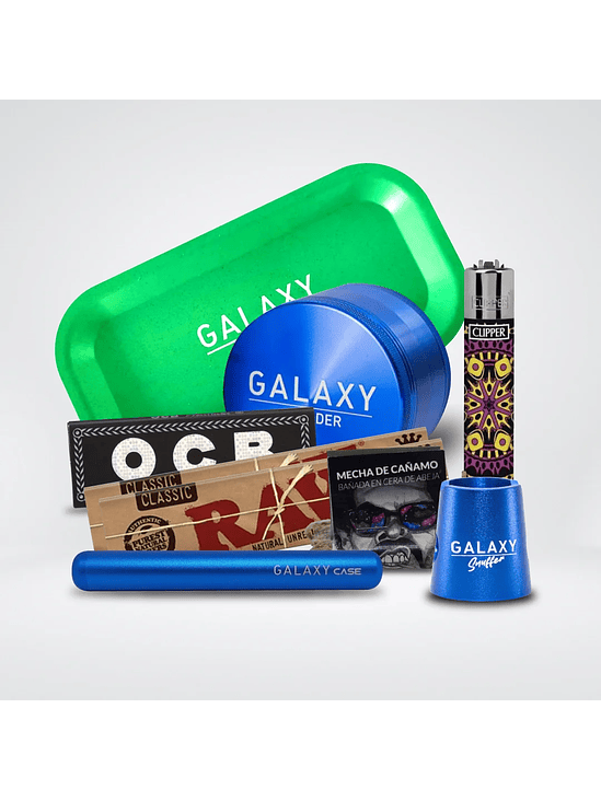 PACK MOLEDOR ALUMINIO PRO BLUE 55MM-GALAXY 1