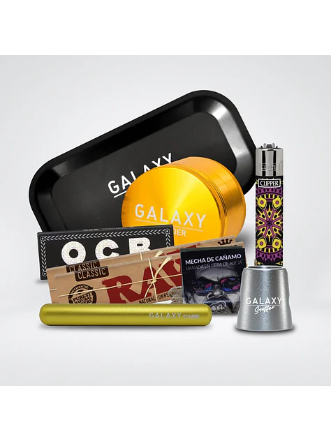 Pack Moledor Aluminio Pro Gold 55Mm-Galaxy 1
