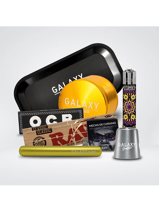 PACK MOLEDOR ALUMINIO PRO GOLD 55MM-GALAXY 1