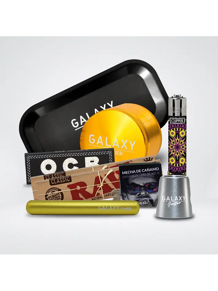 Pack Moledor Aluminio Pro Gold 55Mm-Galaxy 1