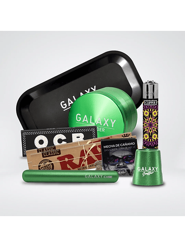 PACK MOLEDOR ALUMINIO PRO GREEN 55MM-GALAXY 1