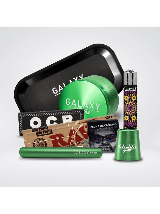 PACK MOLEDOR ALUMINIO PRO GREEN 55MM-GALAXY 1