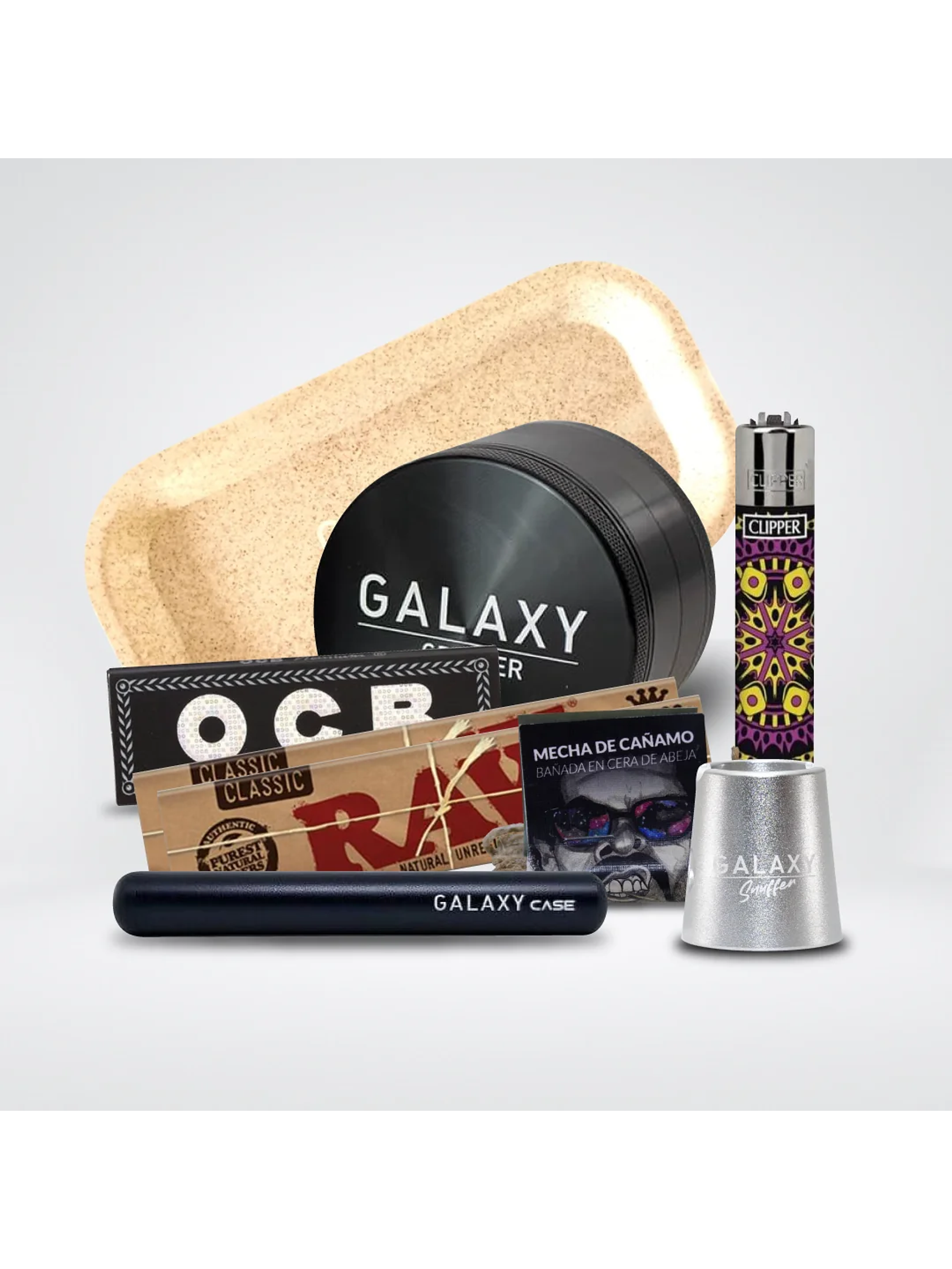 Pack Moledor Aluminio Pro Black 63Mm-Galaxy 1