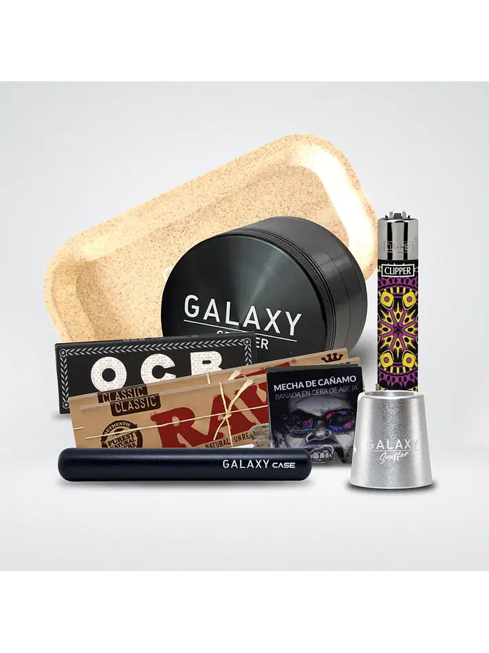 Pack Moledor Aluminio Pro Black 63Mm-Galaxy 1
