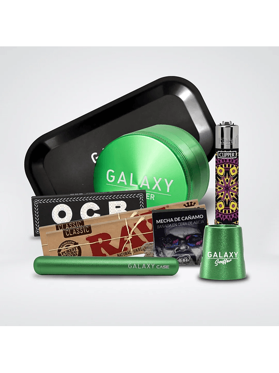 PACK MOLEDOR ALUMINIO PRO GREEN 63MM-GALAXY 1