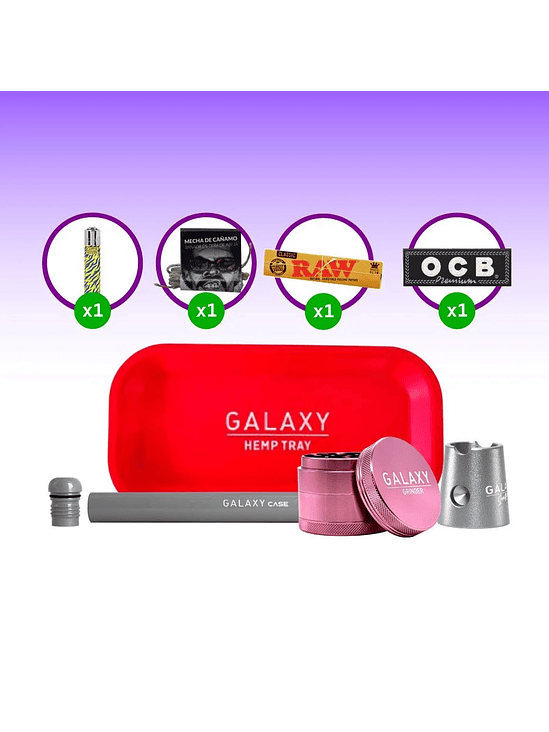 PACK MOLEDOR ALUMINIO PRO PINK 63MM-GALAXY 1