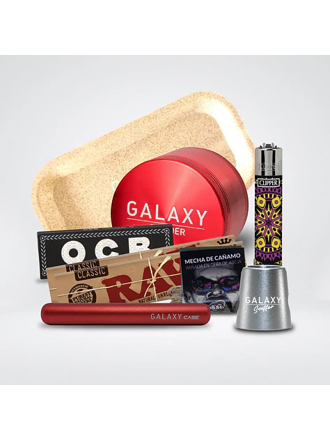 Pack Moledor Aluminio Pro Red 63Mm-Galaxy 1