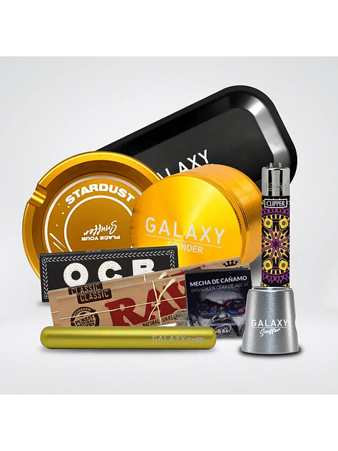 Pack Moledor Aluminio Experto Gold 63Mm - Galaxy 1