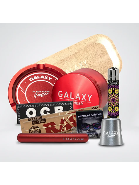 Pack Moledor Aluminio Experto Red  63Mm - Galaxy 1